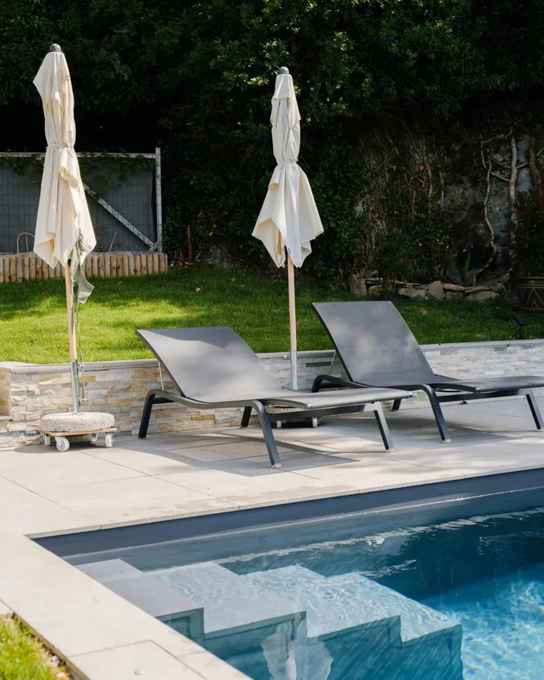 Aménagement complet avec piscine