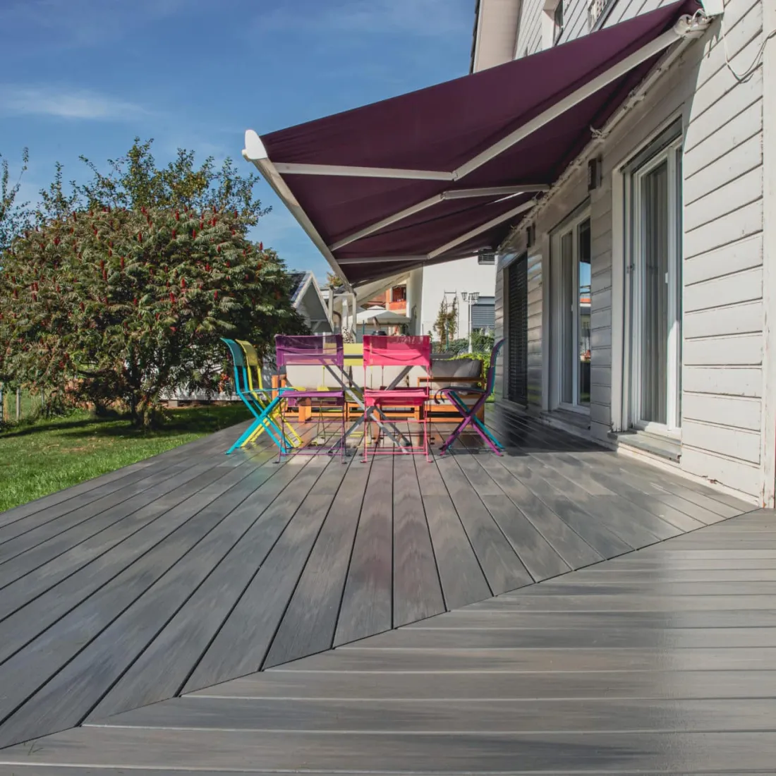 Création d'un deck en bois
